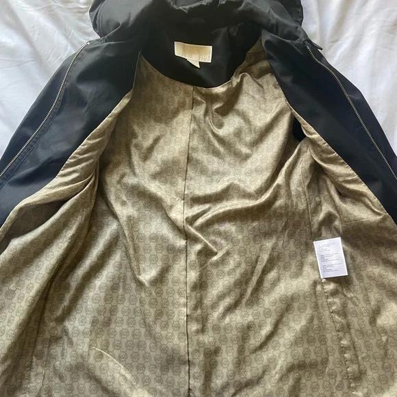 Michael Kors Hooded Raincoat Size Small